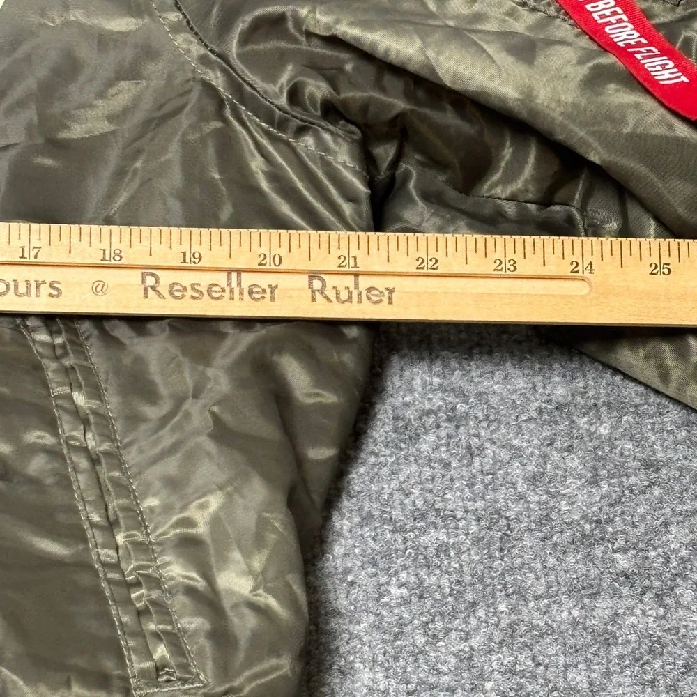 Southpole Kids Bomber Jacket NASA Space Explorer Sherpa‎ Lined Olive Green XL